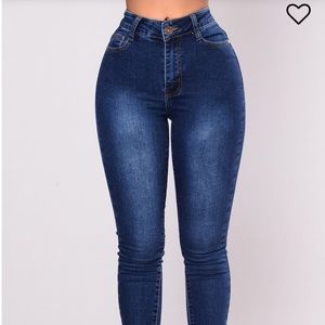 Fashion nova jeans dark wash